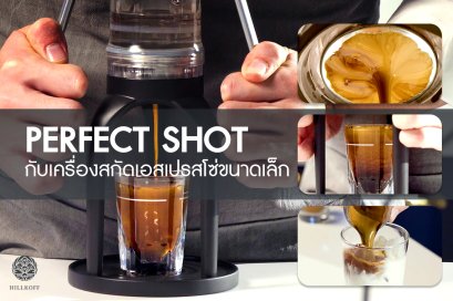 "Perfect shot" กับ เครื่องสกัดเอสเปรสโซ่ขนาดเล็ก