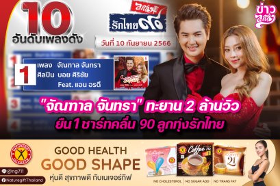 "จัณฑาล จันทรา" ทะยาน 2 ล้านวิว ยืน 1 ชาร์ทคลื่น 90 ลูกทุ่งรักไทย