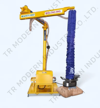 เครื่องช่วยยกสูญญากาศ ( VACUUM LIFTER " TURBO " ) เครื่องช่วยยกกระสอบ, ช่วยยกกล่อง, ช่วยยกถุง