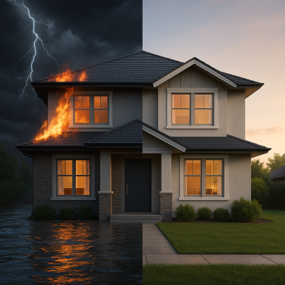 น้ำท่วม ไฟไหม้ ฟ้าผ่า — ประกันบ้านแบบไหนคุ้มครองครบ?