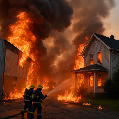 ไฟไหม้ลามจากโรงงานไปบ้านข้างเคียง ใครต้องรับผิดชอบ?  บทเรียนสำคัญของเจ้าของกิจการ