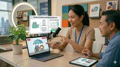 วิธีทำคอนเทนต์ขายประกัน สร้างลูกค้าแบบไม่ต้องไล่ขาย