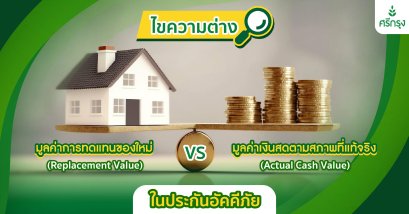 มูลค่าการทดแทนของใหม่