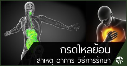 กรดไหลย้อน สาเหตุ อาการ วิธีการรักษา