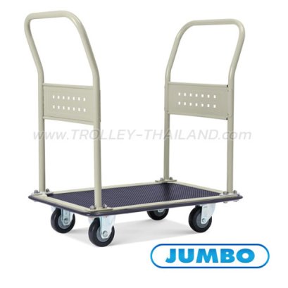 HL-112JT รถเข็นพื้นเหล็กพับไม่ได้สี่ล้อ
