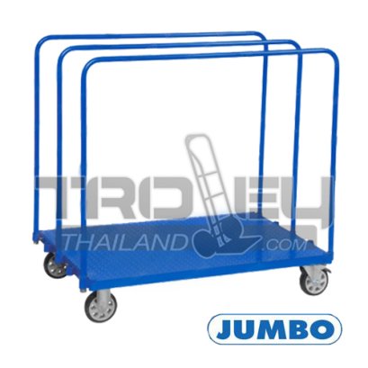 รถเข็นวัสดุแผ่น พื้นเหล็กลาย HTP-1208SM