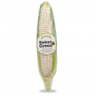 Pure white corn ข้าวโพดหวานสีขาว