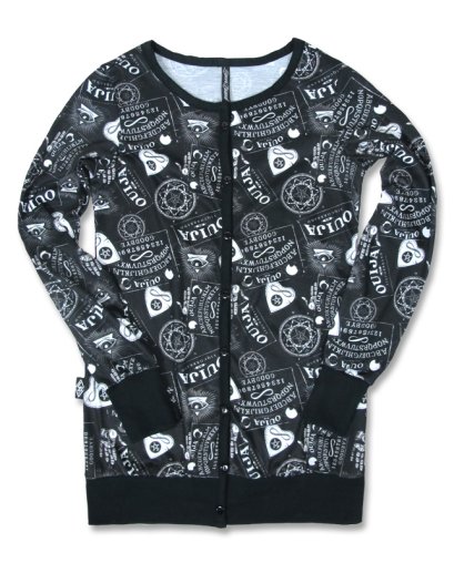 Liquor Brand OUIJA PATTERN Damen Cardigans 