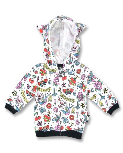 Six Bunnies CUTE FLASH Baby Kapuzenpullover / Hoodies.    
