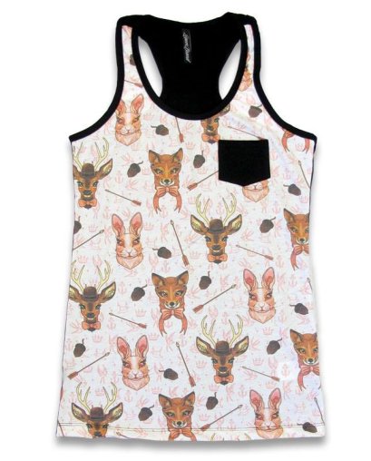 Liquor Brand FORRESTANIMAL Women Tank Tops  
