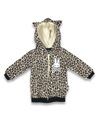 Six Bunnies LEO tan Baby Kapuzenpullover / Hoodies.   