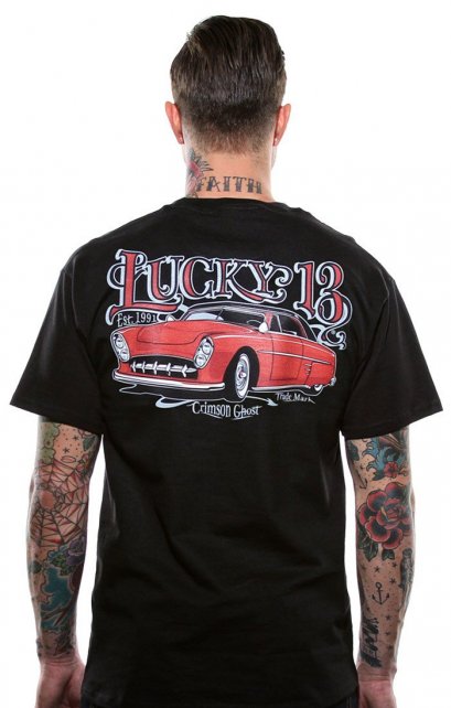 Lucky13 CRIMSON GHOST Short Men T-Shirt 