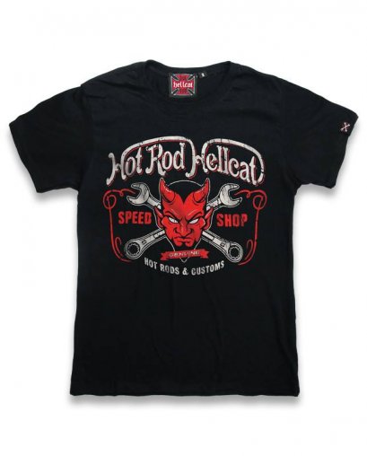 Hotrod Hellcat DEVIL ROD Kinder Hemd.Oldschool,Tattoo,Biker,Custom Style