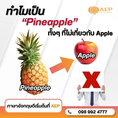 ทำไมเป็น "Pineapple" ทั้งๆ ที่ไม่เกี่ยวกับ Apple