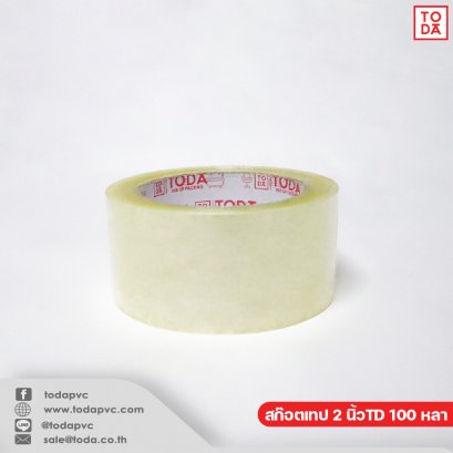 Transparent tape 2 inch TD 100y