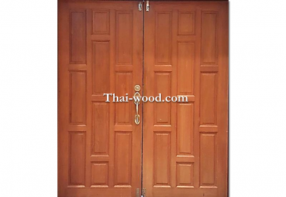 ประตูไม้สักบานคู่ D002