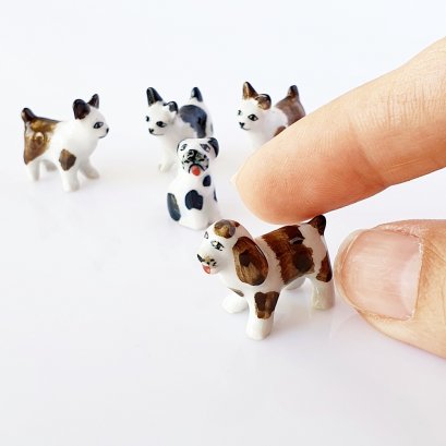 Dollhouse Miniatures Ceramic Dog Puppy 