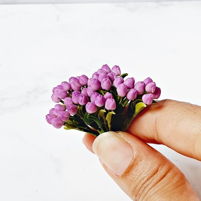Plumeria Handmade Miniatures Clay Flowers - thaiminiaturestore
