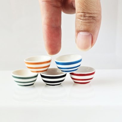 Dollhouse Miniatures Ceramic Bowls