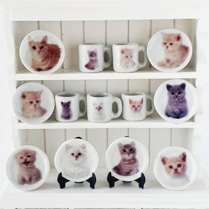 Miniatures Ceramic mugs plates