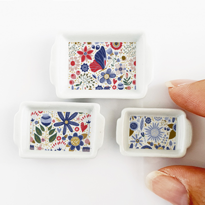 Boho Design Miniature Ceramic Tray