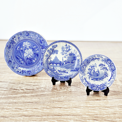 Blue Willow Countryside Mixed 3 Pcs