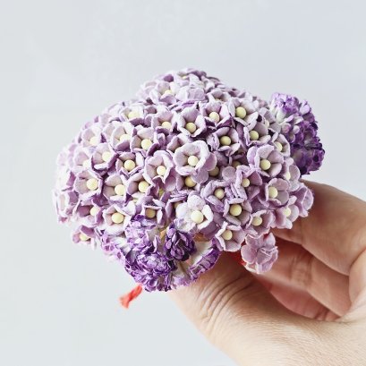 Mulberry Paper Flower Bouquet for Scrapbooking