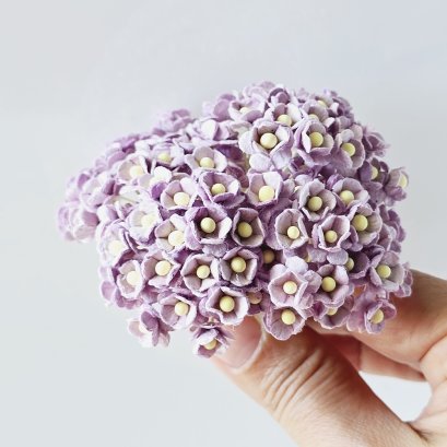 Handcrafted Mulberry Paper Flower Bouquet for Scrapbooking