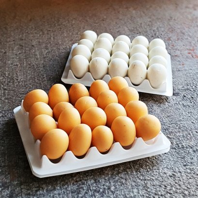 Dollhouse Miniatures Food Eggs