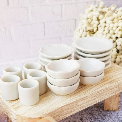 Ceramic Tableware Dinner Dishes Plates Set 20 Pcs