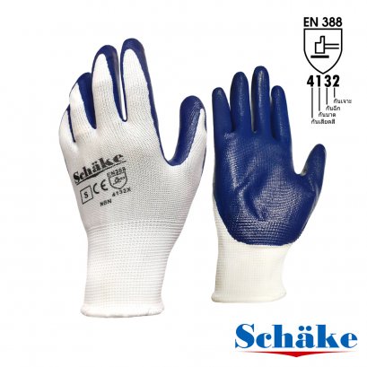 Schake Nylon Glove with Nitrile Latex