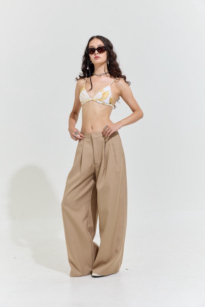 Ahalf- Classic straight trousers กางเกงขายาวทรงกระบอก