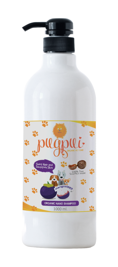 แชมพูสุนัขขนสั้น และ ผิวแพ้ง่าย (สารสกัดจากมังคุด)