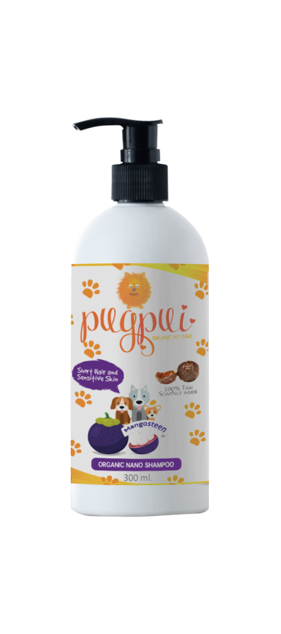 แชมพูปุกปุยสูตร....แชมพูสุนัขขนสั้น และ ผิวแพ้ง่าย (สารสกัดจากมังคุด)