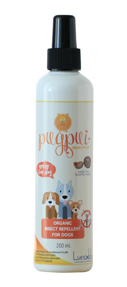 organic insect repellent for dog, pugpui insect repellent, dog spray for insects sopanuts based