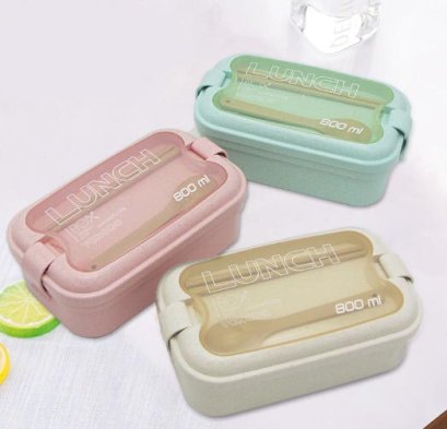 กล่องข้าวฟางข้าวสาลี,สินค้ารักษ์โลก,กล่องใส่ข้าว