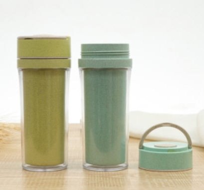 แก้วน้ำพลาสติก,แก้วน้ำฟางข้าวสาลี