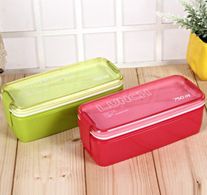 กล่องใส่ข้าว,กล่องใส่ข้าวพลาสติก,กล่องข้าวพร้อมช้อน