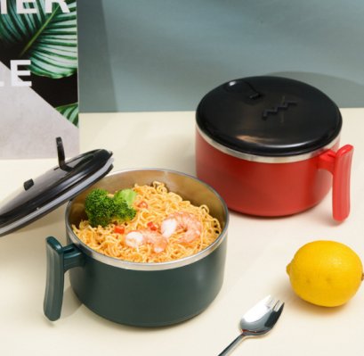 ถ้วยชามสแตนเลส,ชามสแตนเลส,ชามพร้อมฝาปิด,สกรีนโลโก้