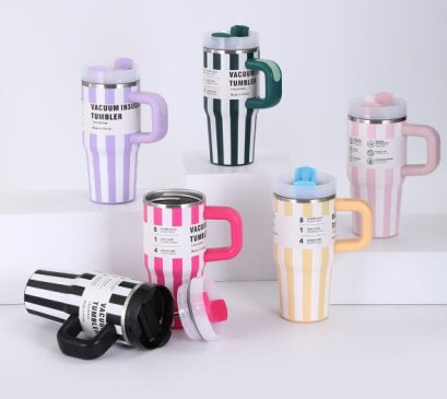 แก้วกาแฟสแตนเลส,แก้วกาแฟสแตนเลสพร้อมหูจับ,14oz,แก้วเก็บอุณหภูมิ