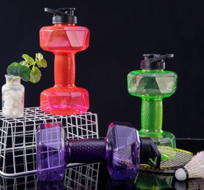 กระบอกน้ำดัมเบล,ขวดน้ำดัมเบล,แก้วน้ำพลาสติก,แก้วน้ำดัมเบล