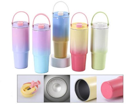 แก้วสแตนเลส,แก้วน้ำสแตนเลสเก็บความเย็น,900ml