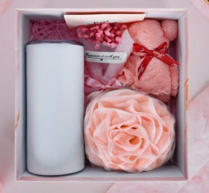 ชุดของขวัญพรีเมี่ยม,ชุดของขวัญแก้วน้ำ15oz+ผ้าขนหนู+ที่ขัดตัว