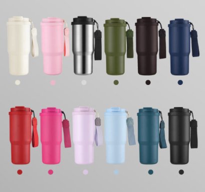 แก้วกาแฟสแตนเลส,แก้วน้ำสแตนเลส,แก้วกาแฟ,25oz/750ml,แก้วกาแฟพร้อมสายคล้อง