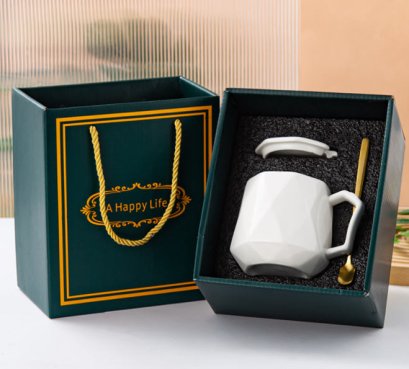 แก้วเซรามิก,แก้วเซรามิค,แก้วเซรามิกพร้อมช้อน+ฝาปิด