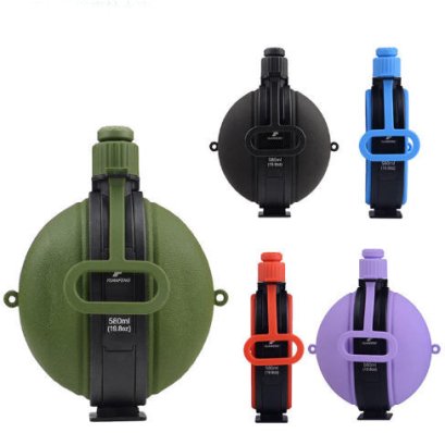 กระบอกน้ำพับได้พร้อมเข็มทิศ,กระบอกน้ำพับได้