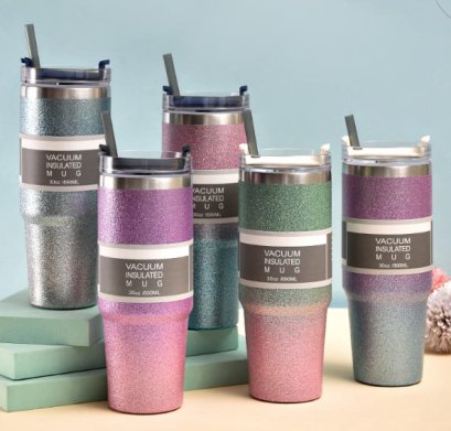 แก้วสแตนเลสพร้อมหลอด,แก้วพร้อมหลอด,แก้วพร้อมฝาปิด,30oz/900ml