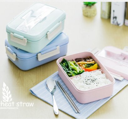 กล่องข้าวรักษ์โลก,กล่องใส่ข้าว,กล่องข้าวฟางข้าวสาลี