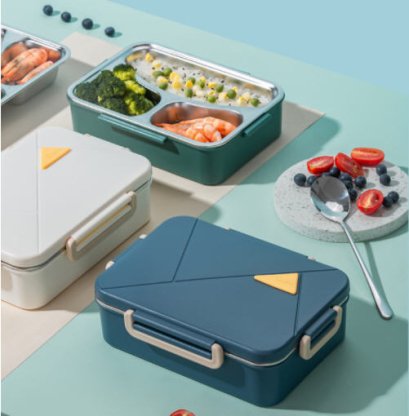 กล่องข้าวสแตนเลส,กล่องใส่ข้าวสแตนเลส,กล่องพร้อมฝาปิด