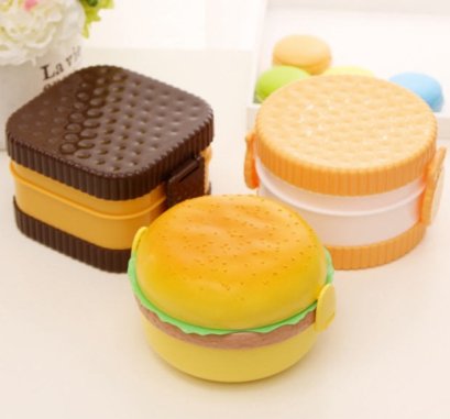 กล่องแฮมเบอร์เกอร์,กล่องอาหาร,กล่องเบนโตะ,กล่องข้าว